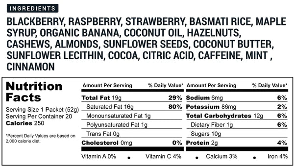 SPEEDNUT w/ CAFFEINE - (Vegan) Extreme Efforts - 250 Kcal