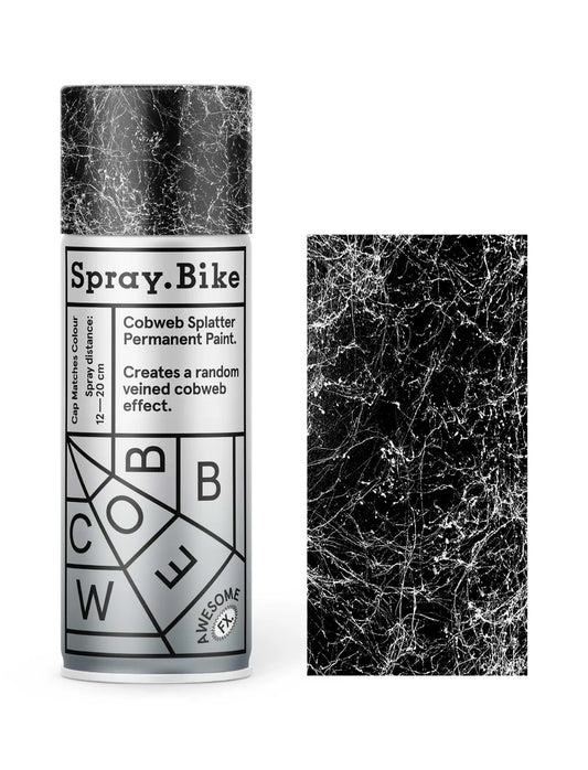 Spray.Bike - 400ml Cobweb Splatter White