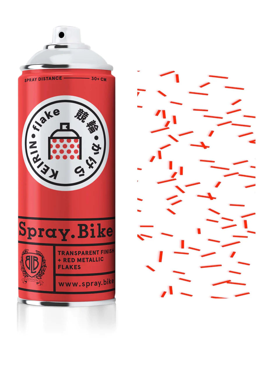 Spray.Bike - 200ml Keirin Flake Hikaru Red