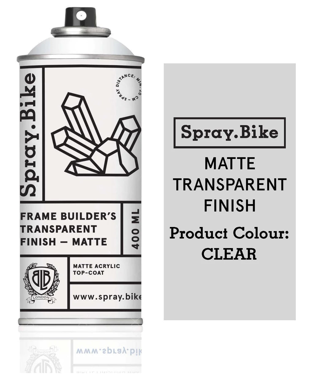 Spray.Bike - 400ml Transparent Finish Matte